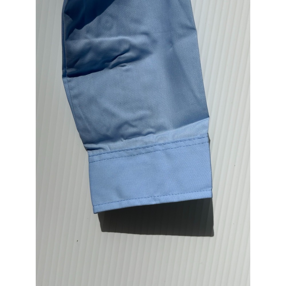 A+ School Apparel Girls Peter Pan Blouse Long Sleeve Blue Uniform Shirt YXS - Picture 3 of 10